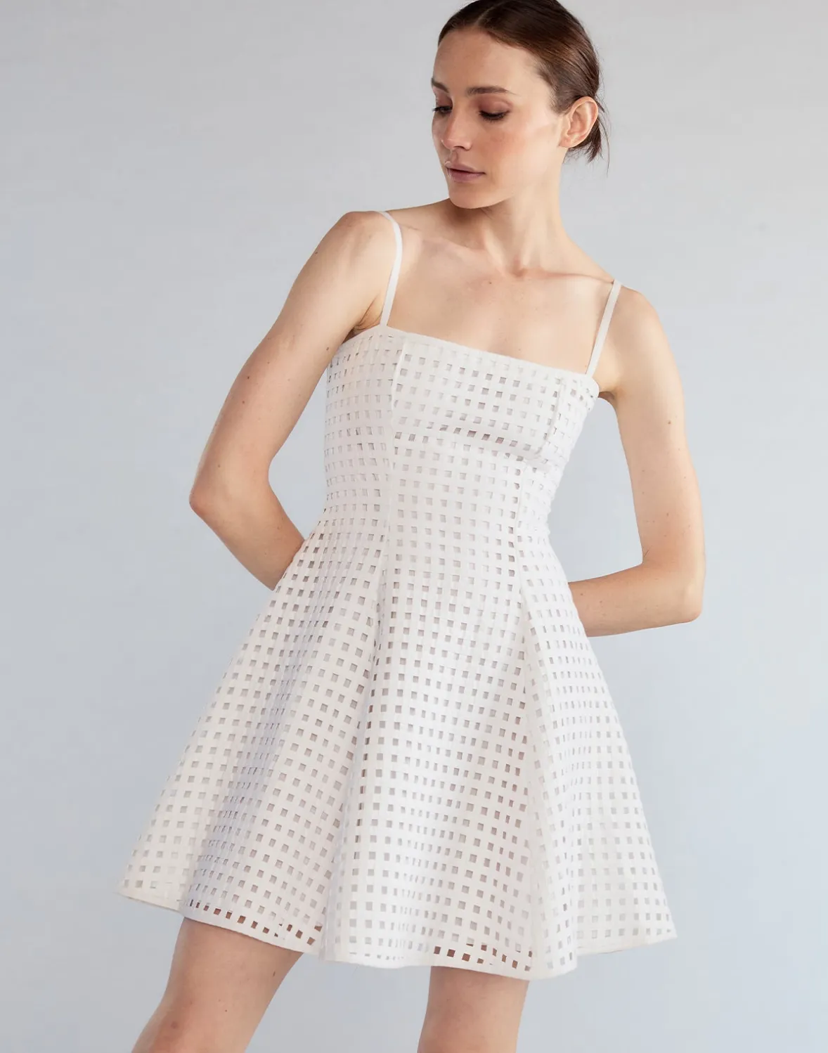 Cynthia Rowley Birdcage Mini Dress- Dresses