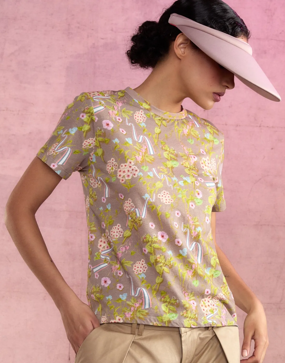 Cynthia Rowley Bloom Tee- Tops