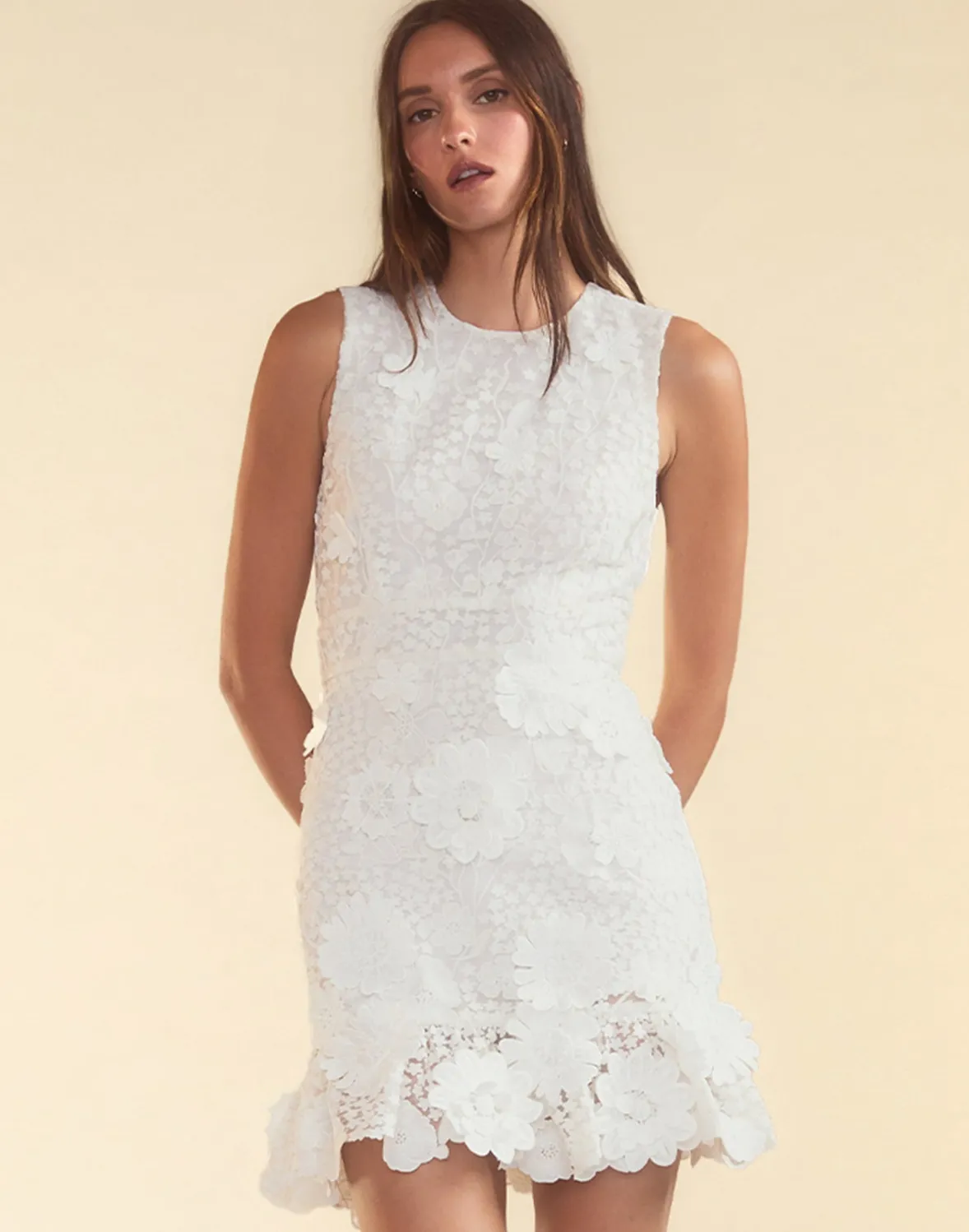 Cynthia Rowley Blooming Lace Cocktail Dress- Dresses