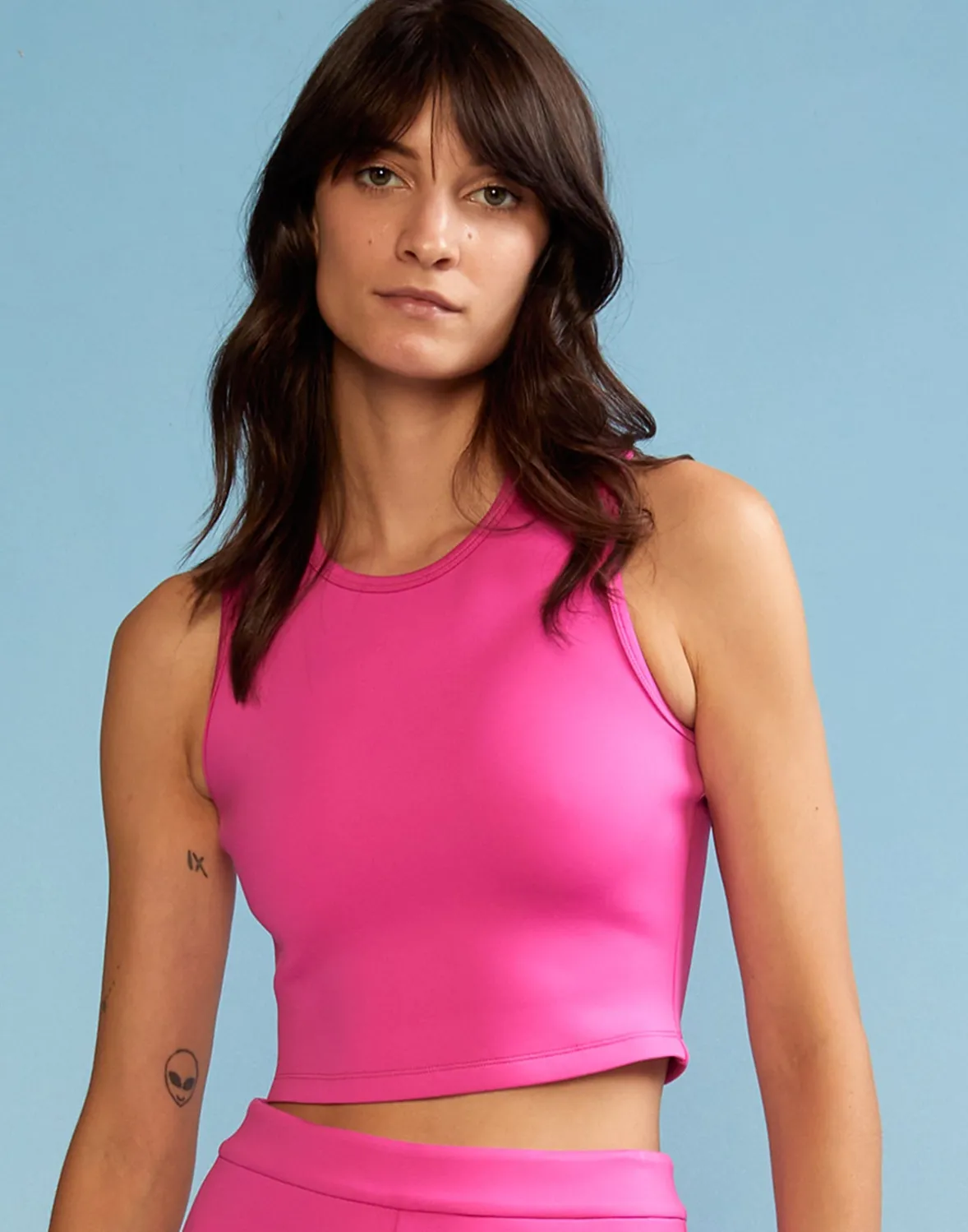 Cynthia Rowley Bonded Racer Tank- All Sport