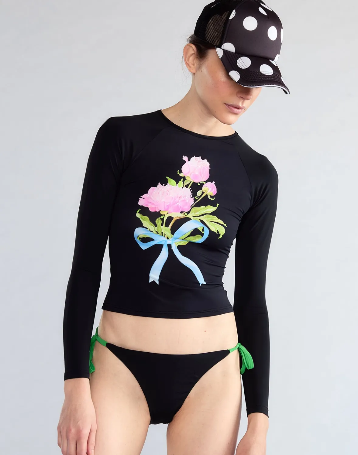 Cynthia Rowley Bouquet Ribbon Rashguard- Surf & Swim