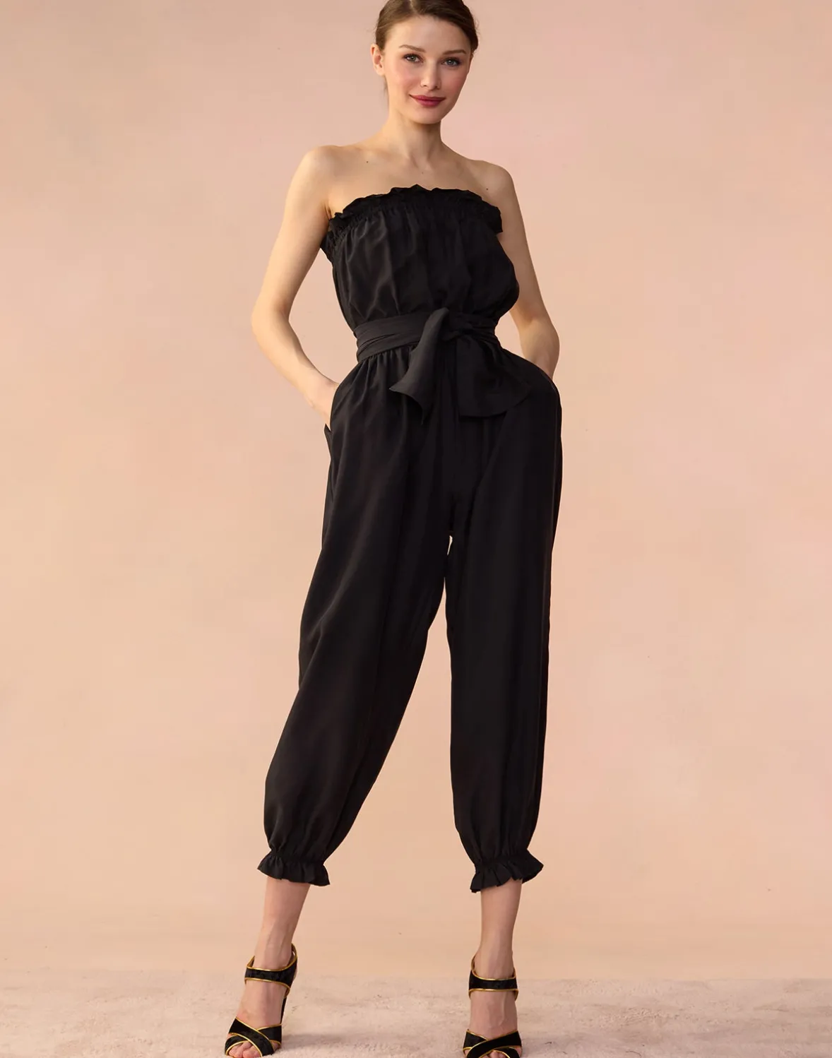 Cynthia Rowley Cassis Jumpsuit- Bottoms