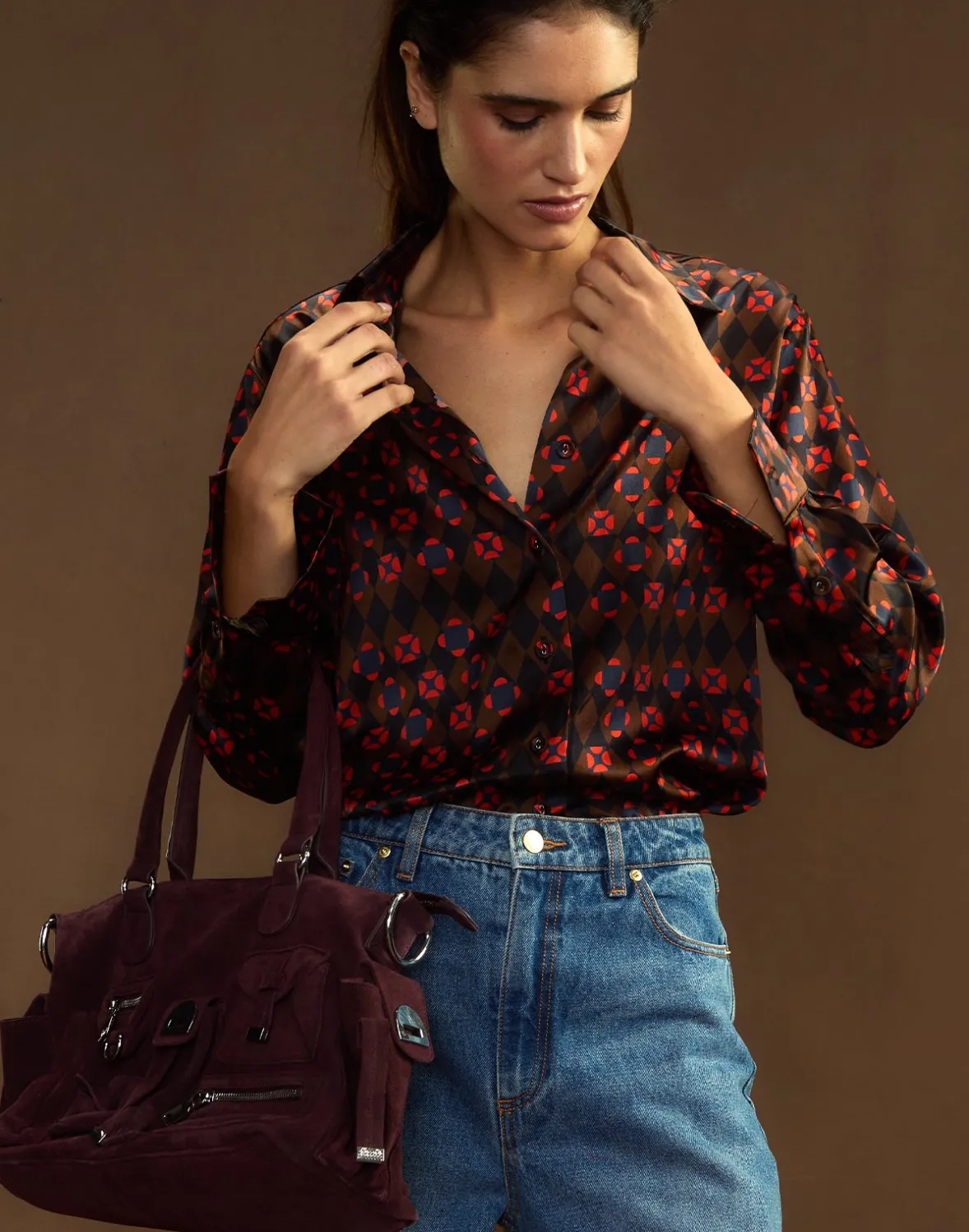 Cynthia Rowley Collectible Silk Shirt- Tops