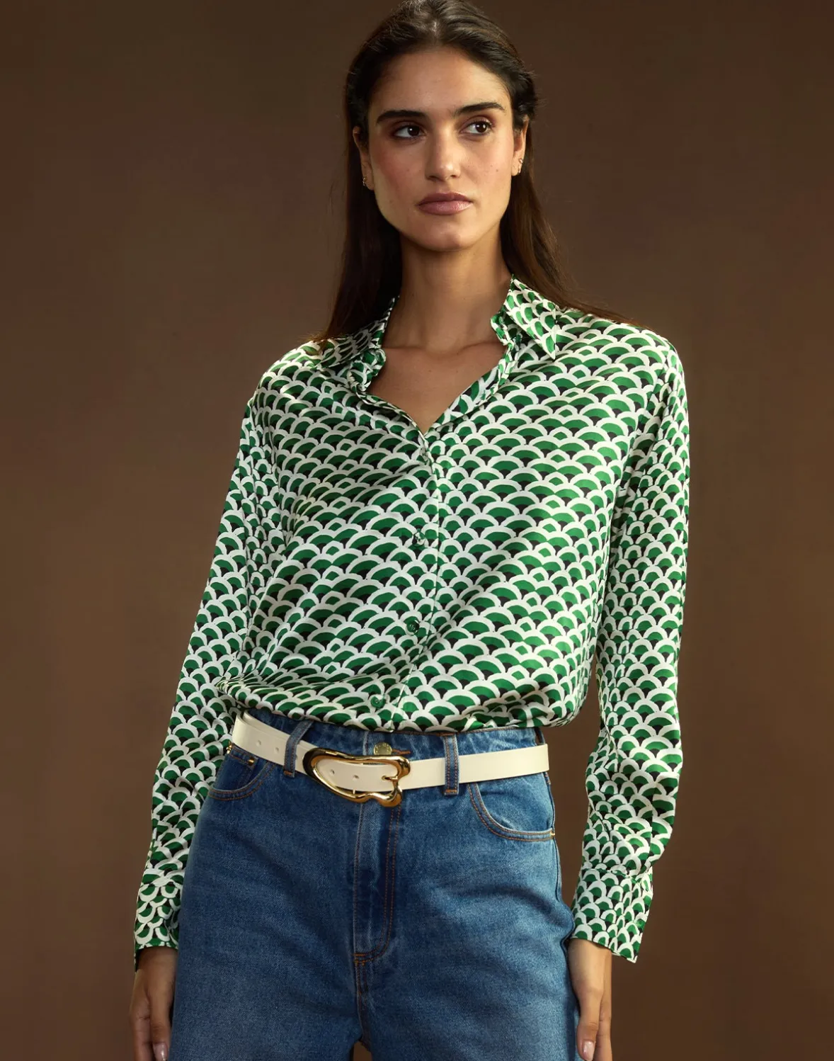 Cynthia Rowley Collectible Silk Shirt- Tops