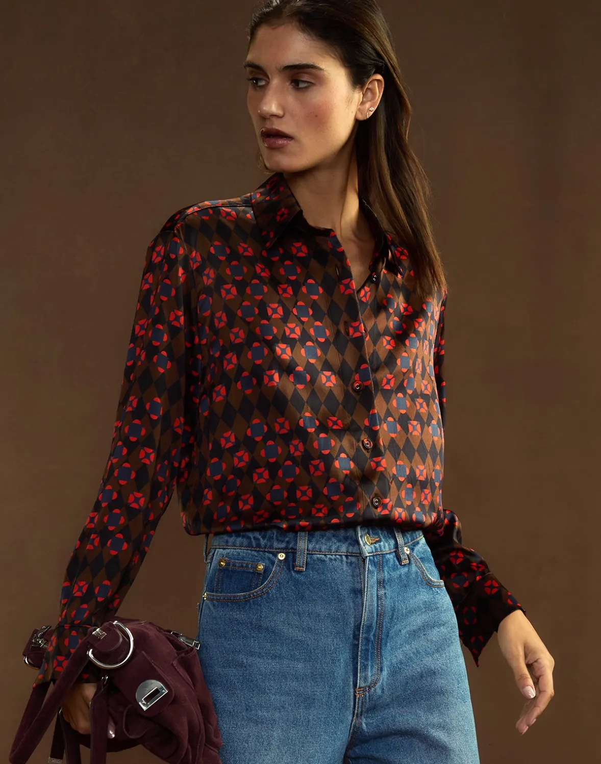 Cynthia Rowley Collectible Silk Shirt- Tops