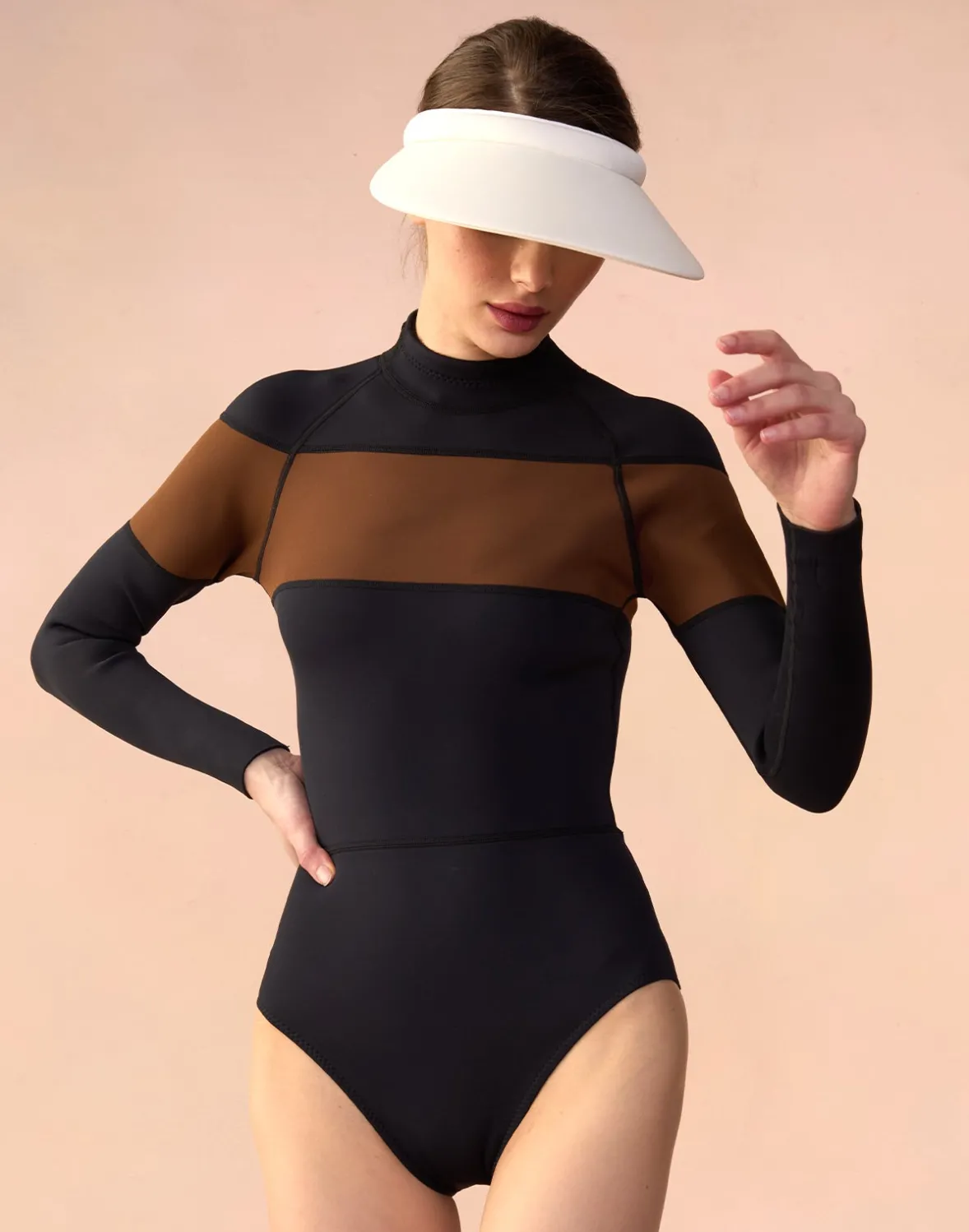 Cynthia Rowley Color-block Wetsuit- Surf & Swim