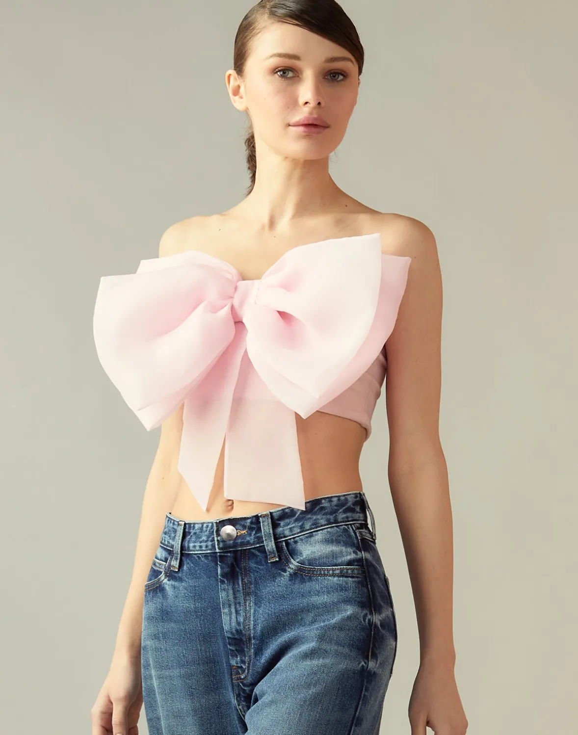 Cynthia Rowley Cupid's Bow Bandeau- Tops