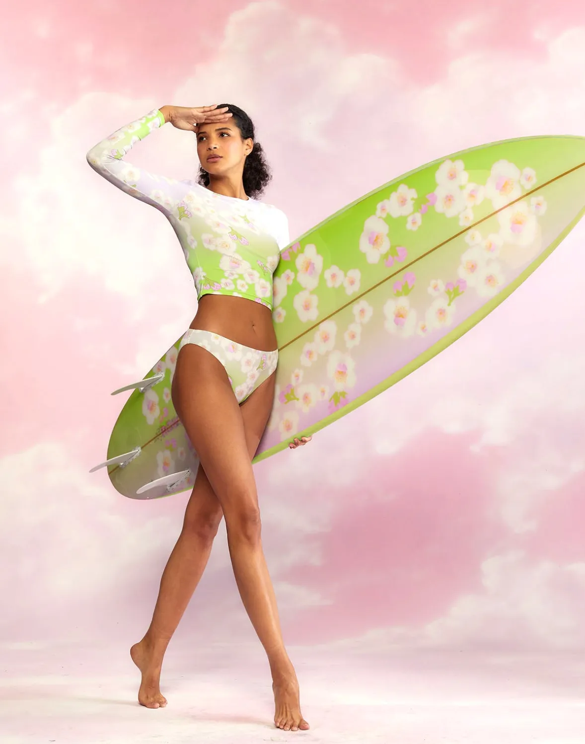 Cynthia Rowley Custom 7' Surfboard - Cheery Blossom- Surf & Swim | All Sport