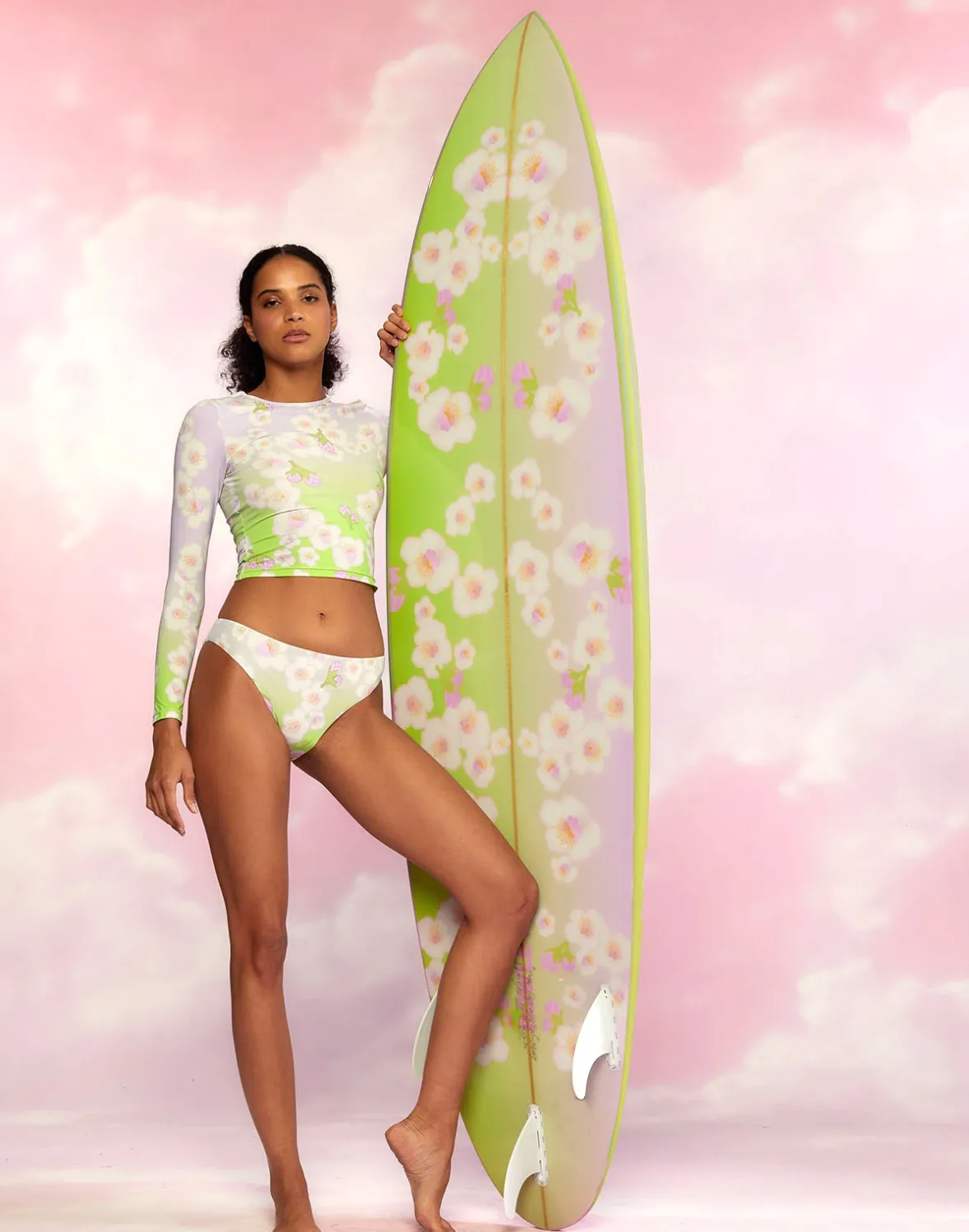 Cynthia Rowley Custom 7' Surfboard - Cheery Blossom- Surf & Swim | All Sport