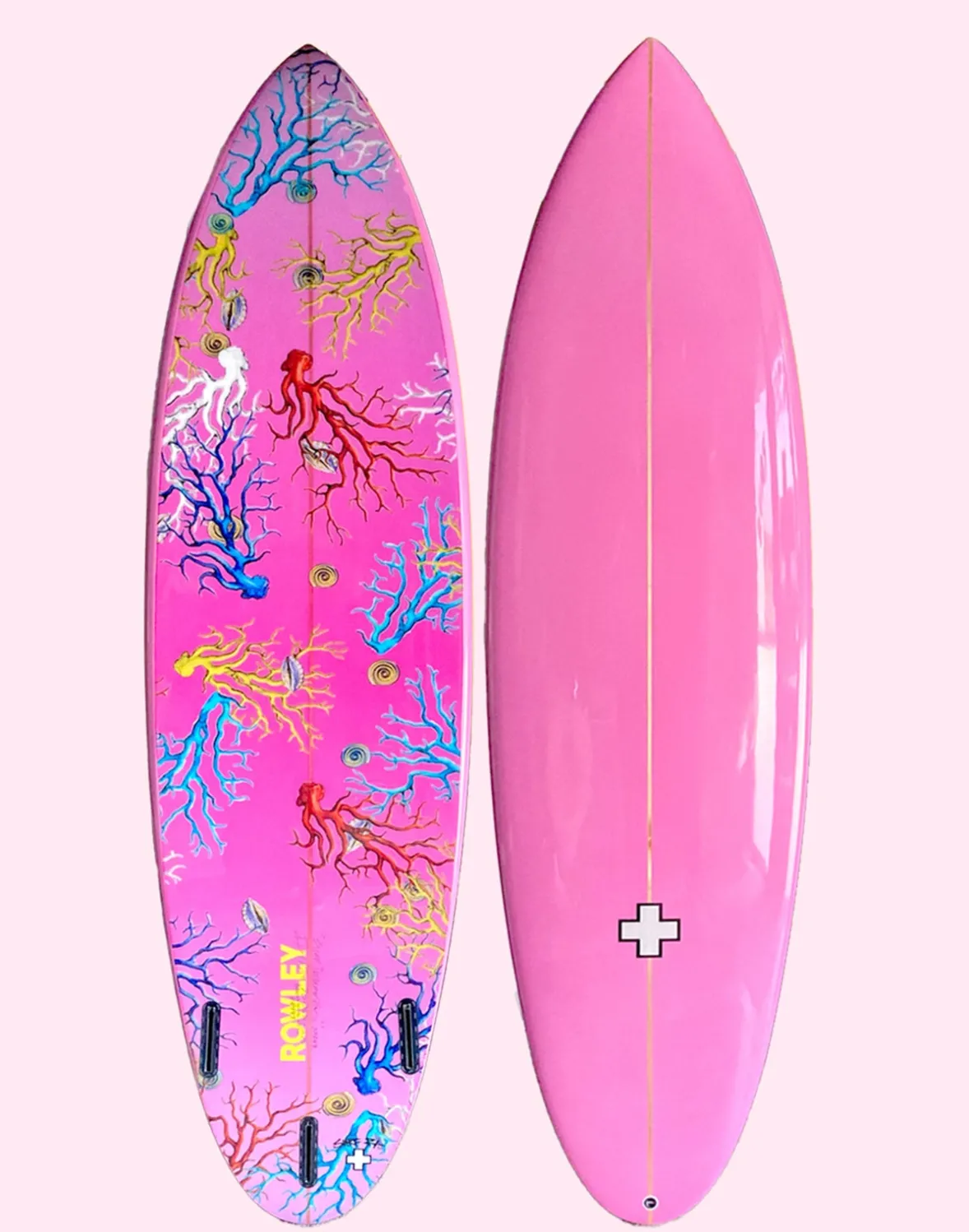 Cynthia Rowley Custom 7' Surfboard - Gradient Corals- Surf & Swim | All Sport