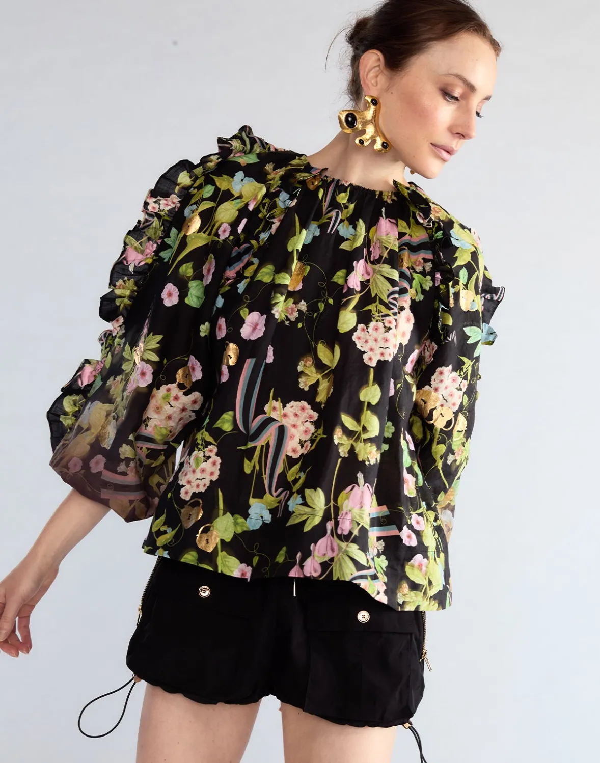 Cynthia Rowley Dawn Blouse- Tops