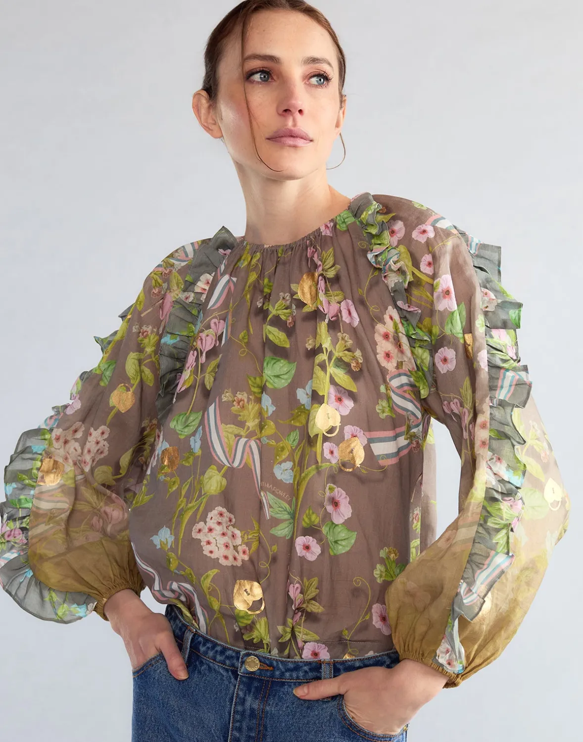 Cynthia Rowley Dawn Blouse- Tops