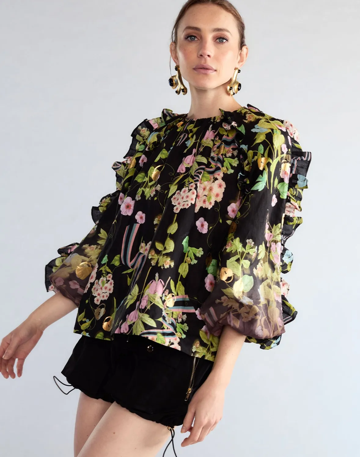 Cynthia Rowley Dawn Blouse- Tops