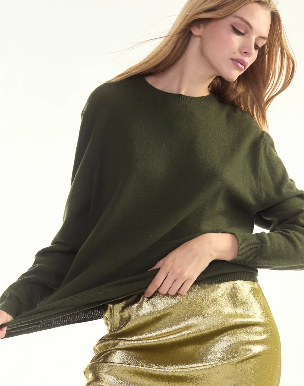 Cynthia Rowley Elea Wool Cashmere Sweater- Tops