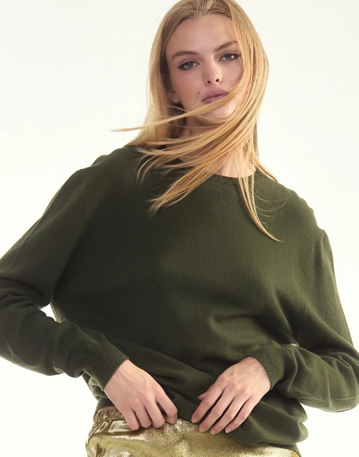 Cynthia Rowley Elea Wool Cashmere Sweater- Tops