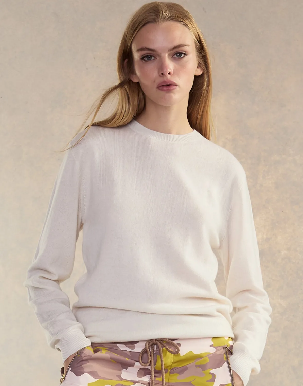 Cynthia Rowley Elea Wool Cashmere Sweater- Tops