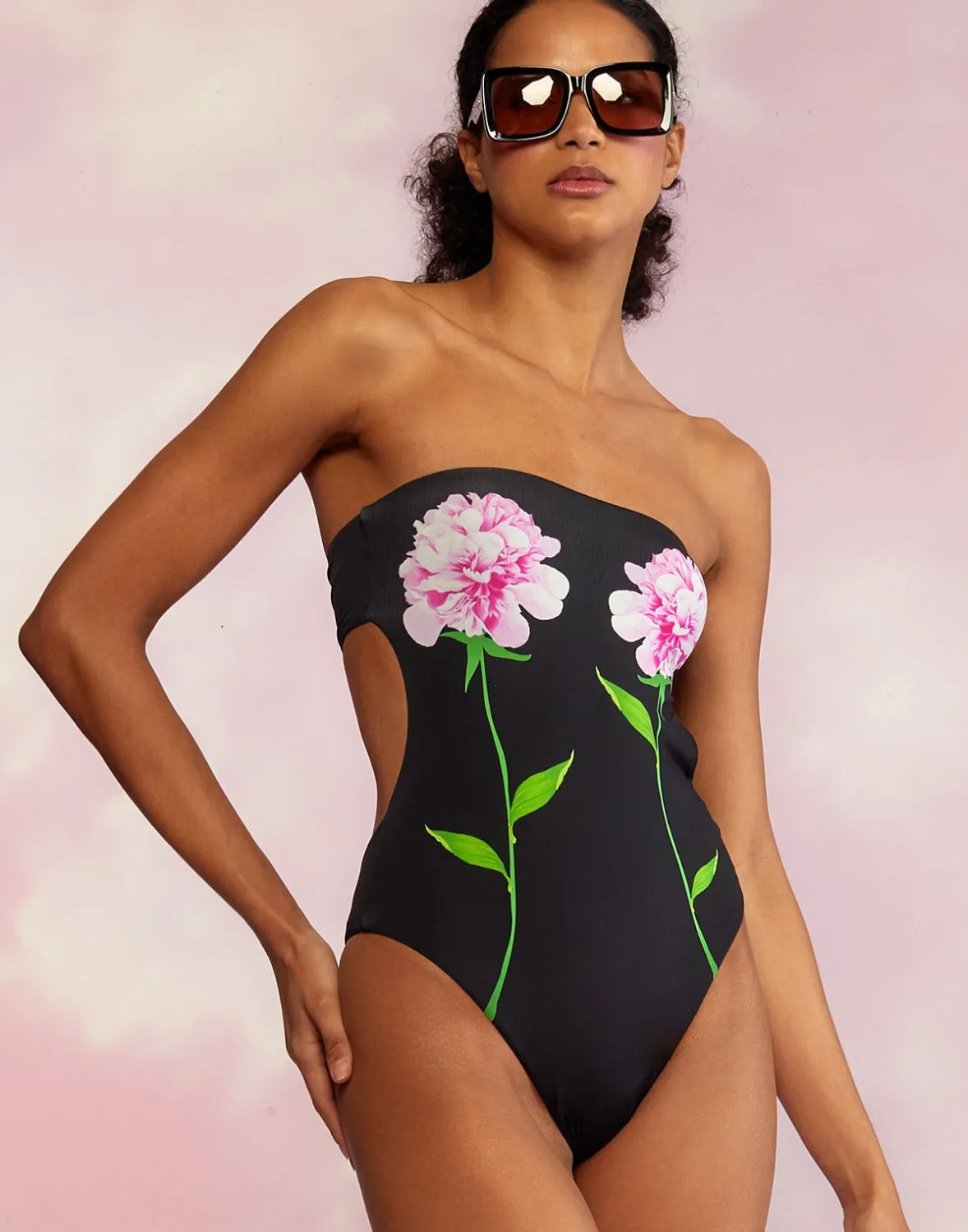 Cynthia Rowley Freya Strapless Swimsuit- Surf & Swim