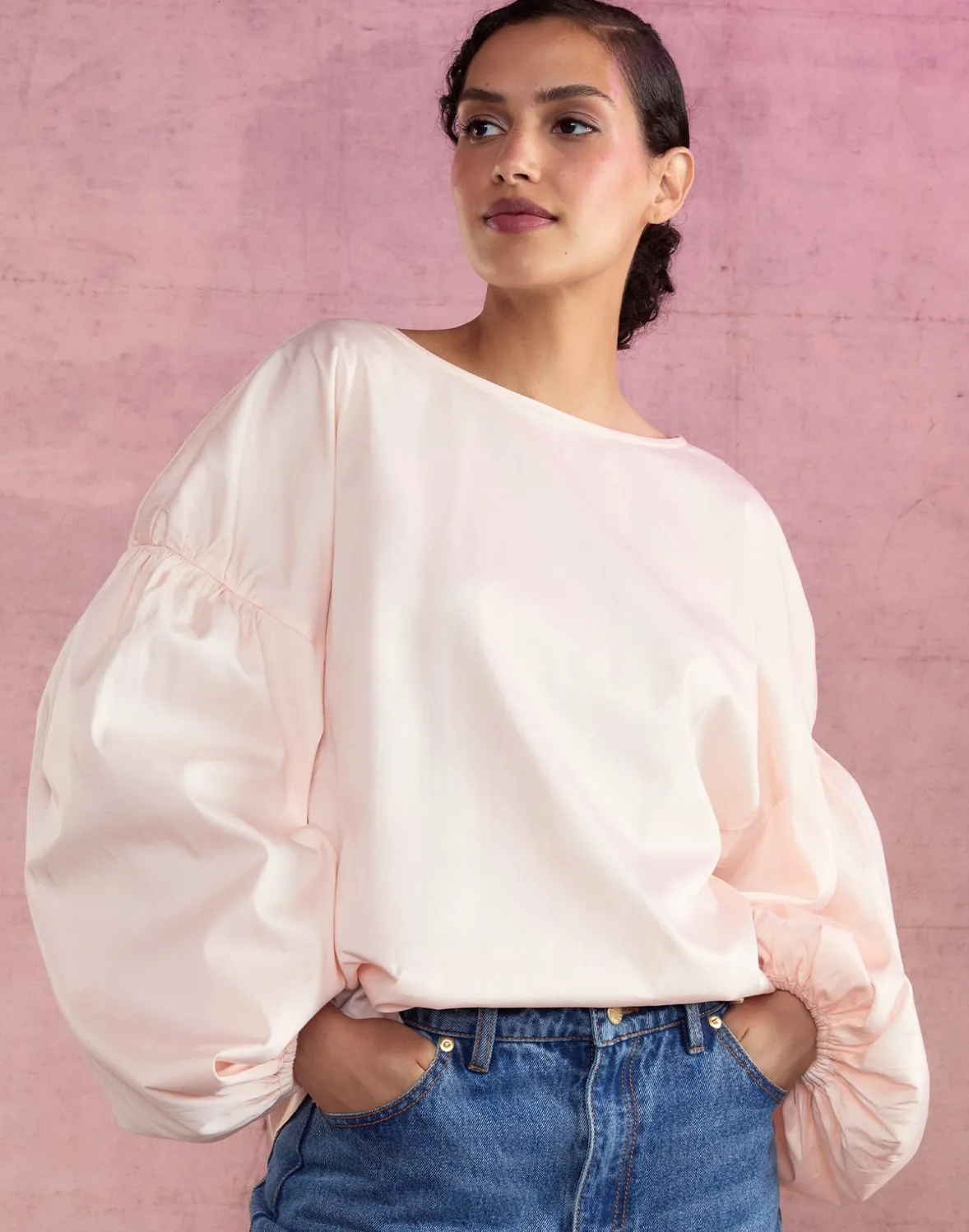 Cynthia Rowley Geneva Cotton Blouse- Tops