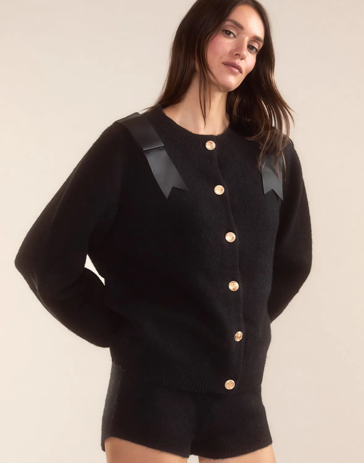 Cynthia Rowley Ivy Wool Cardigan- Tops