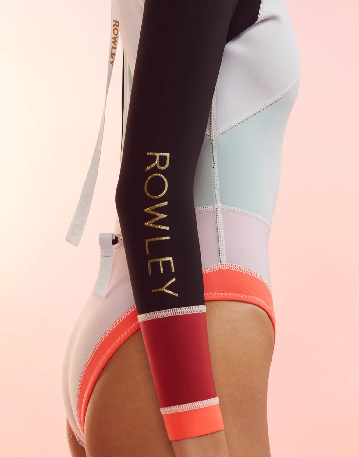 Cynthia Rowley Janet Colorblock High Cut Wetsuit- Surf & Swim
