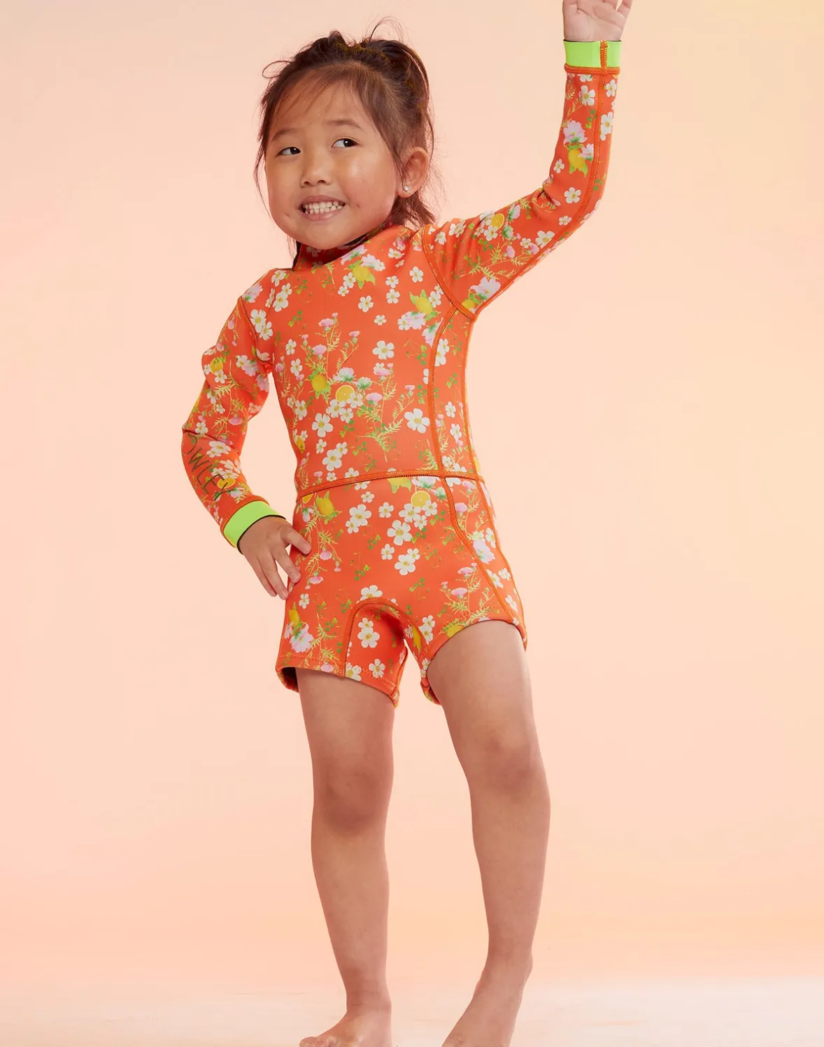 Cynthia Rowley Kids Floral Wetsuit- Surf & Swim