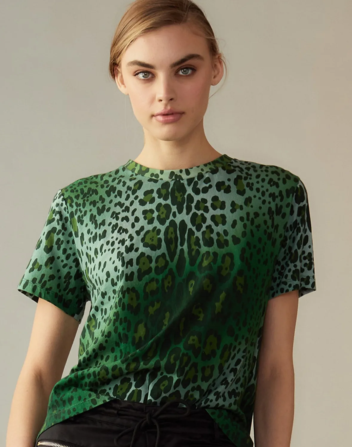 Cynthia Rowley Leopard Tee- Tops