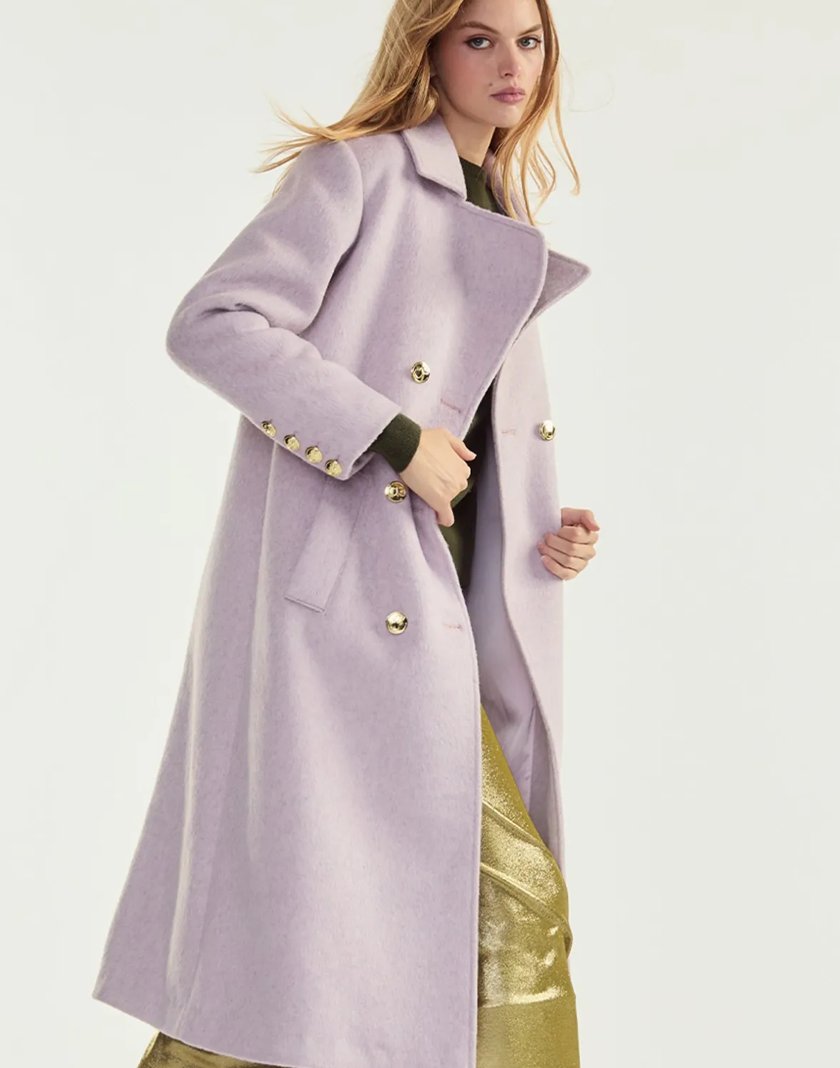 Cynthia Rowley Noa Wool Trench Coat- Jackets & Coats