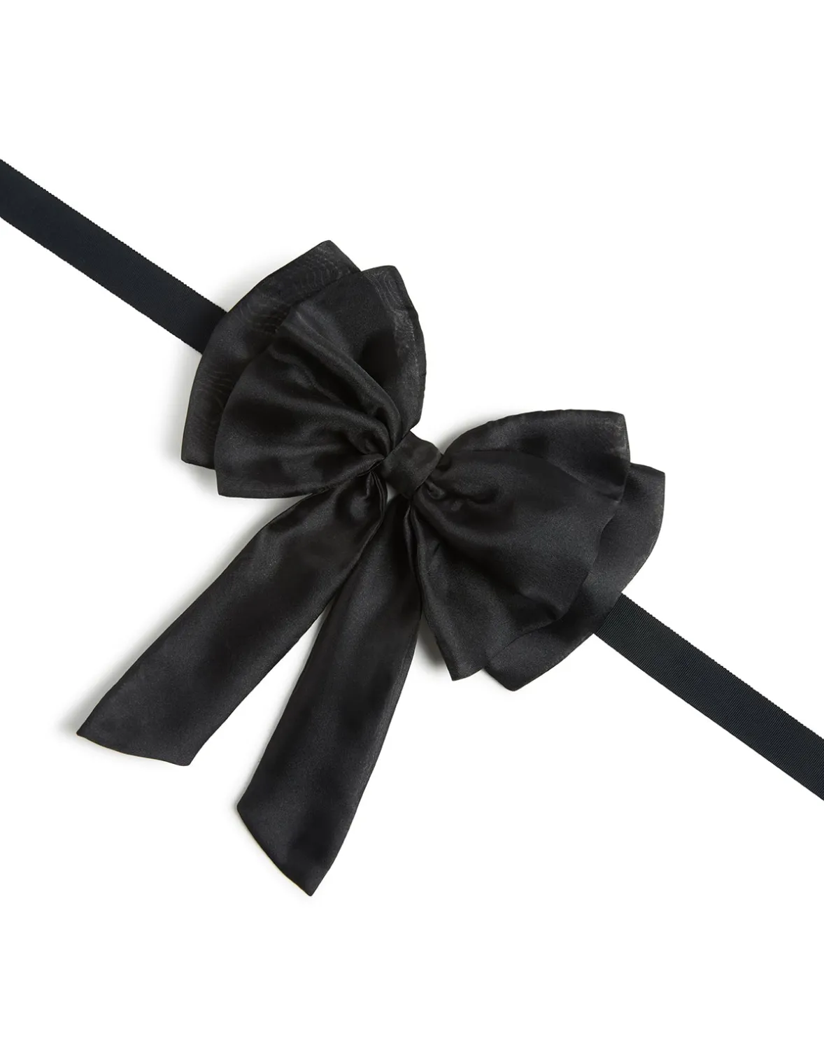 Cynthia Rowley Organza Bow Ribbon Tie- Accessories | Accessories