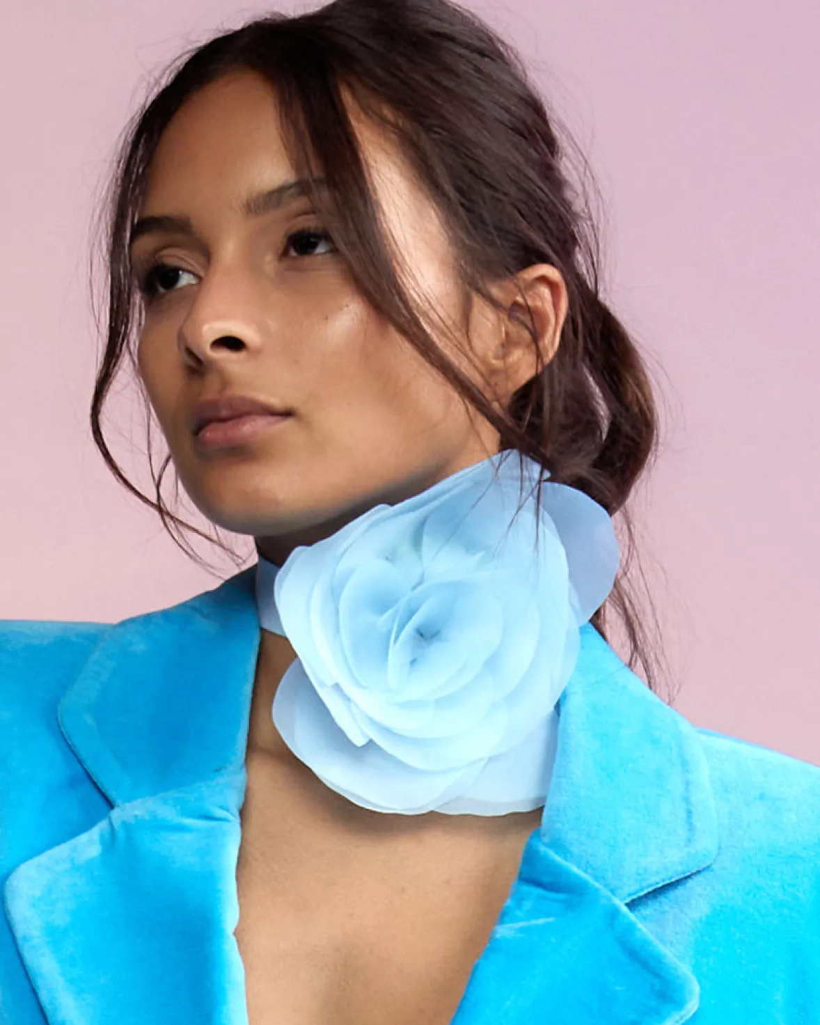 Cynthia Rowley Organza Flower Ties- Accessories | Accessories