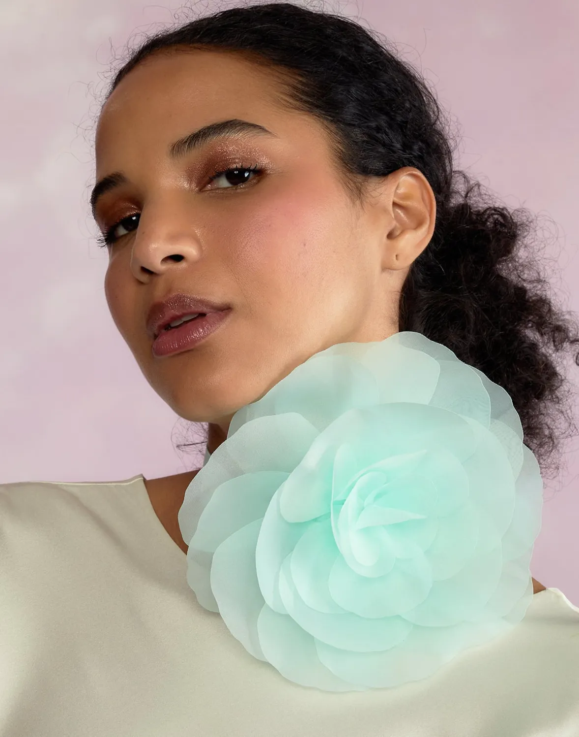 Cynthia Rowley Organza Flower Ties- Accessories | Accessories