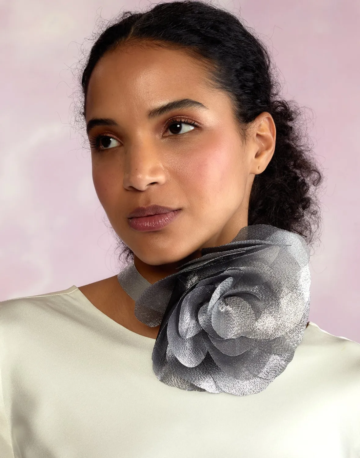 Cynthia Rowley Organza Flower Ties- Accessories | Accessories