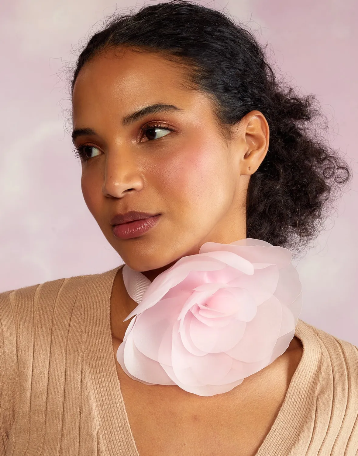 Cynthia Rowley Organza Flower Ties- Accessories | Accessories