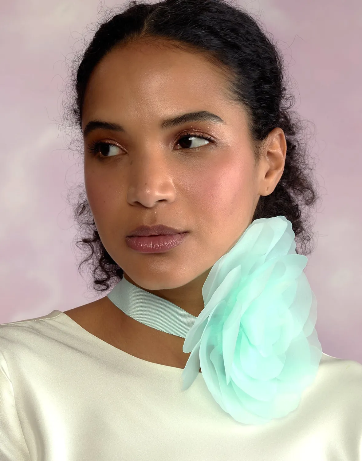 Cynthia Rowley Organza Flower Ties- Accessories | Accessories