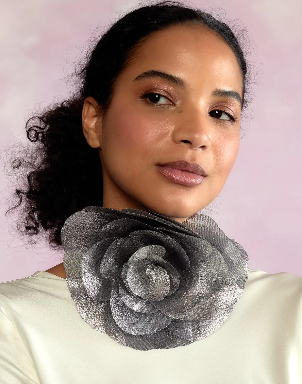 Cynthia Rowley Organza Flower Ties- Accessories | Accessories