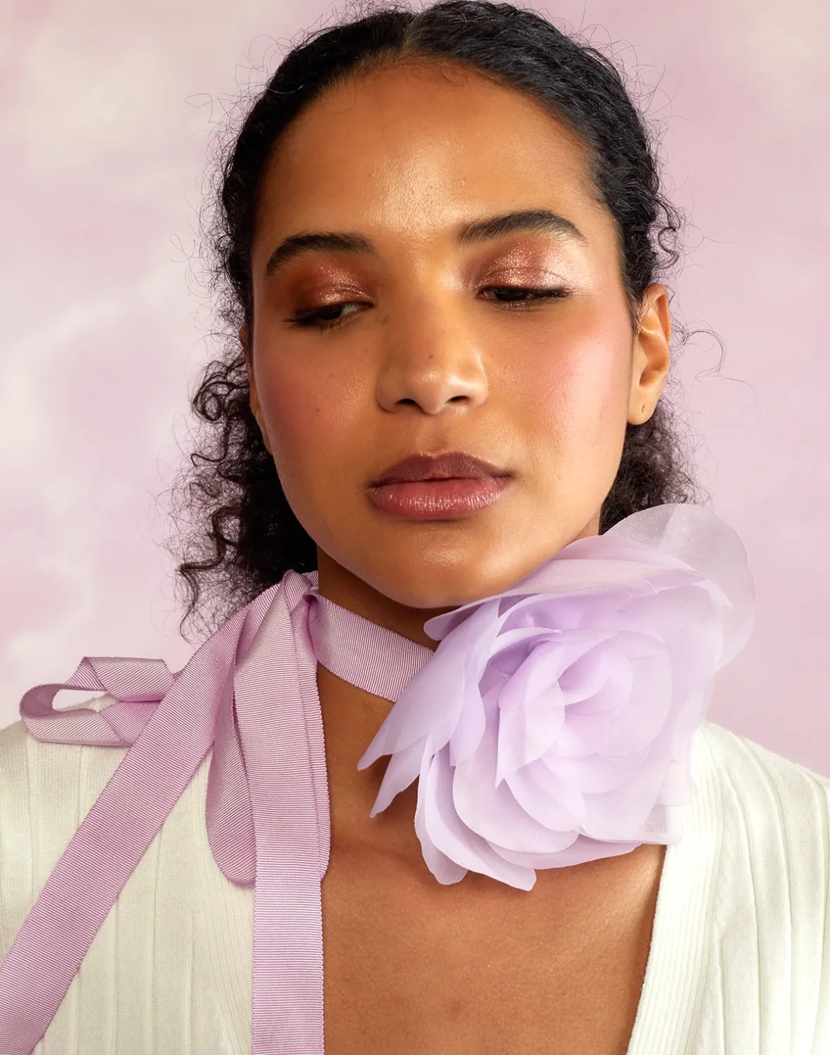 Cynthia Rowley Organza Flower Ties- Accessories | Accessories