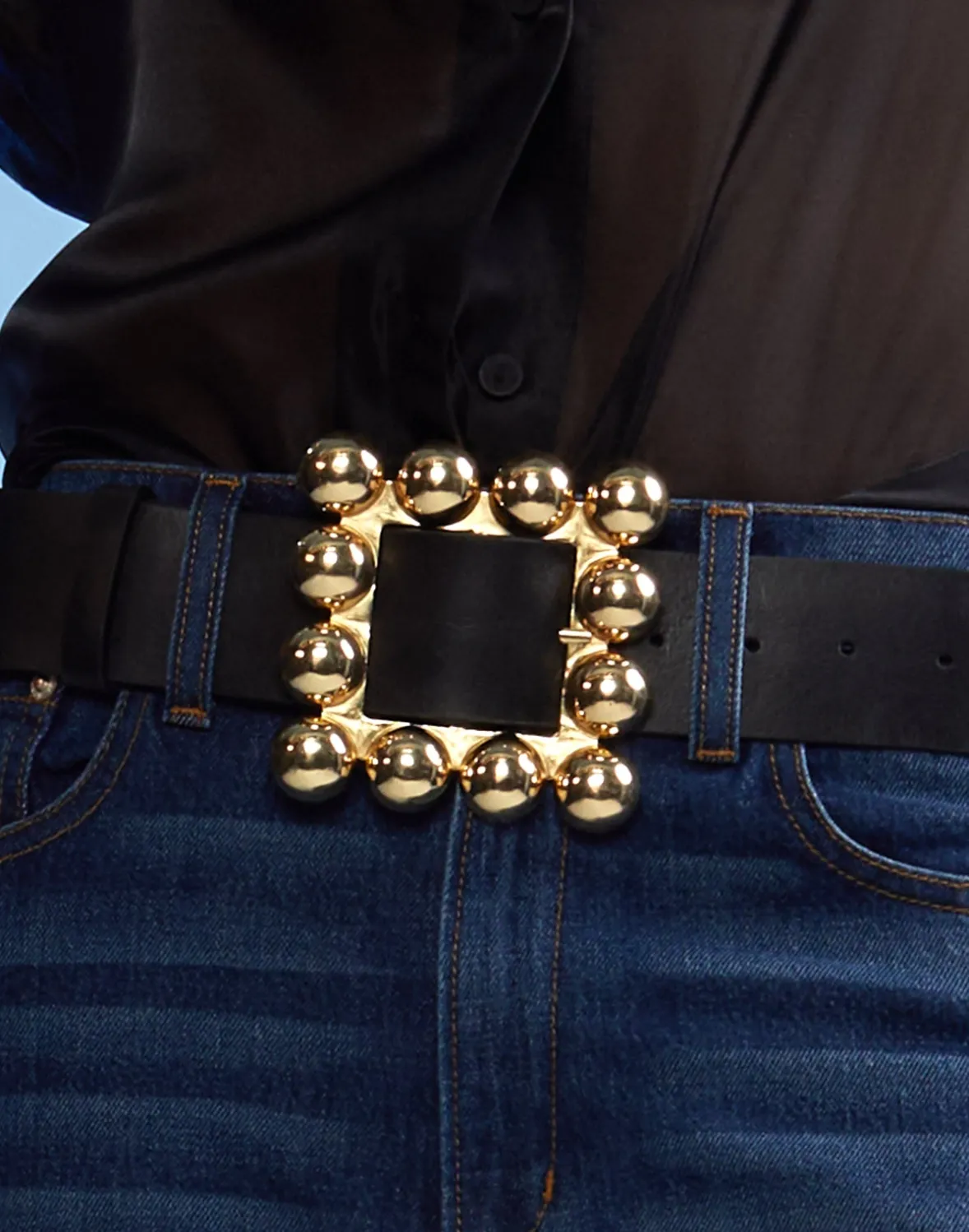 Cynthia Rowley Oversized Buckle Belt- Accessories | Accessories