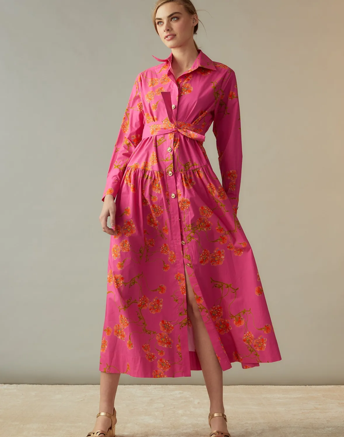 Cynthia Rowley Perennial Shirt Dress- Dresses