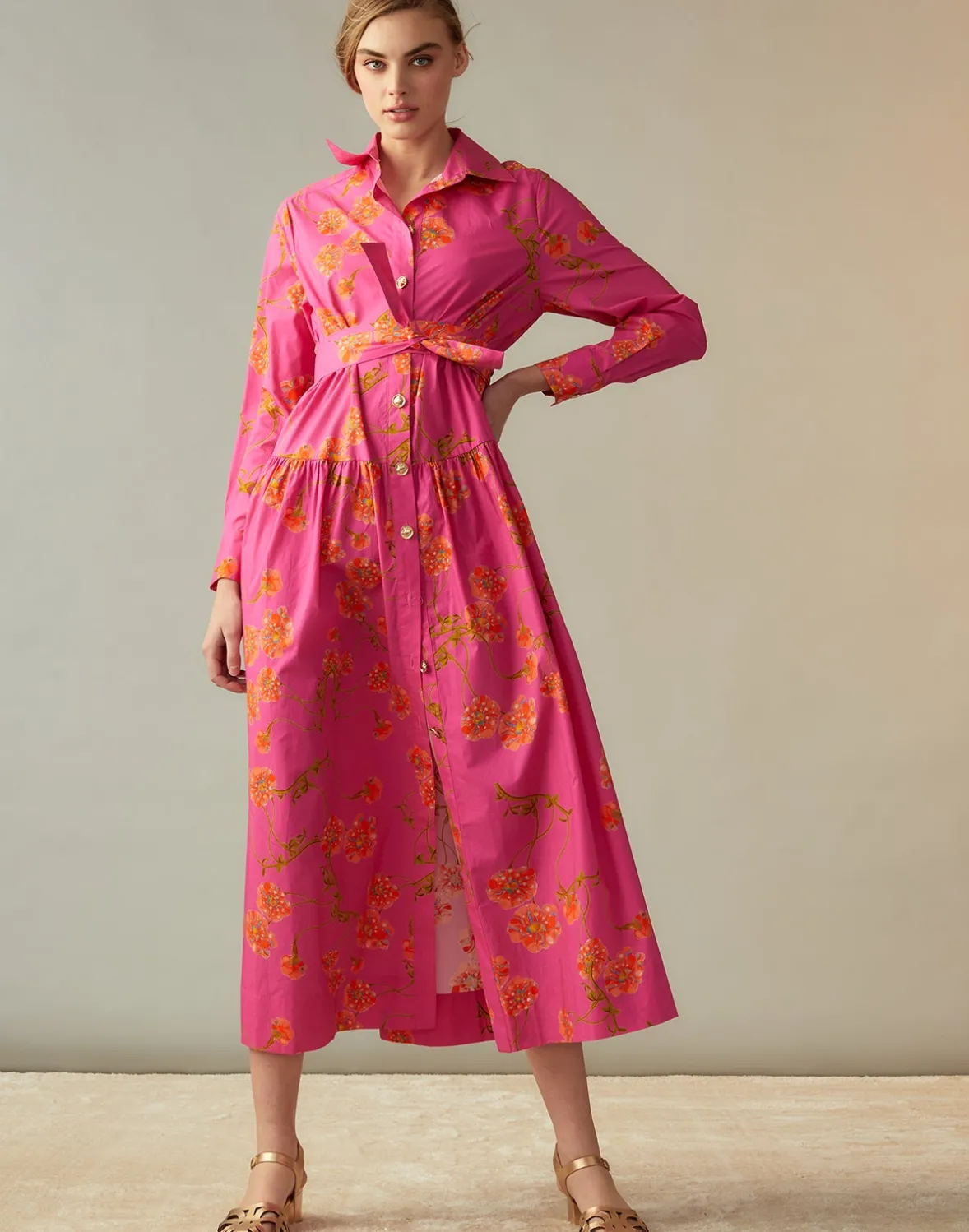 Cynthia Rowley Perennial Shirt Dress- Dresses