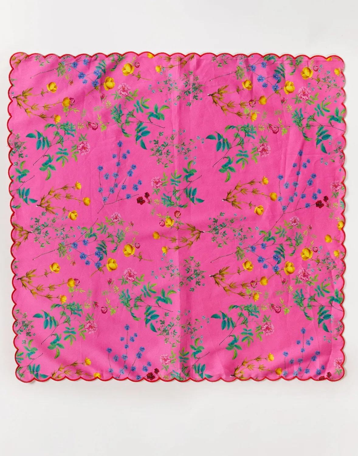 Cynthia Rowley Scallop Embroidered Edge Dinner Napkin- Home