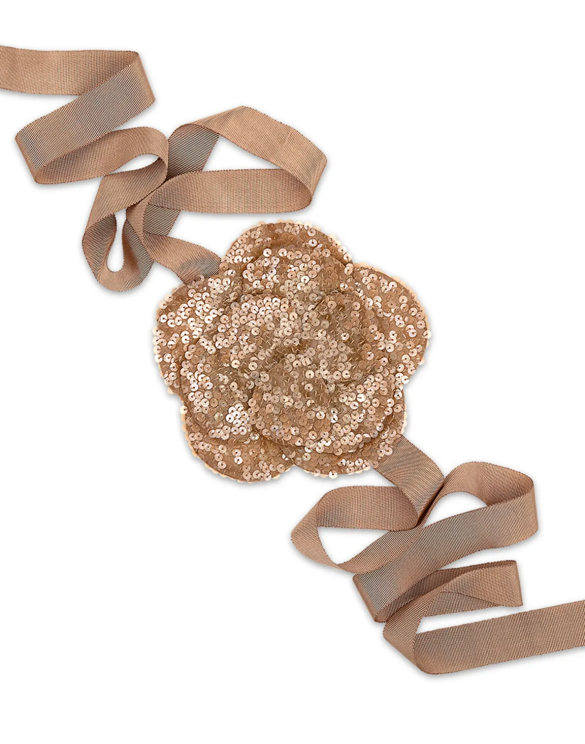 Cynthia Rowley Sequin Flower Tie- Accessories | Accessories