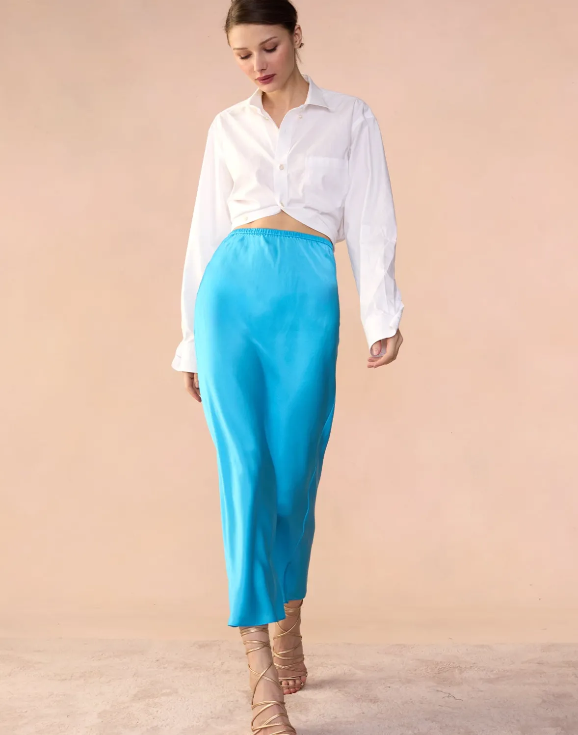 Cynthia Rowley Sienna Silk Skirt- Bottoms