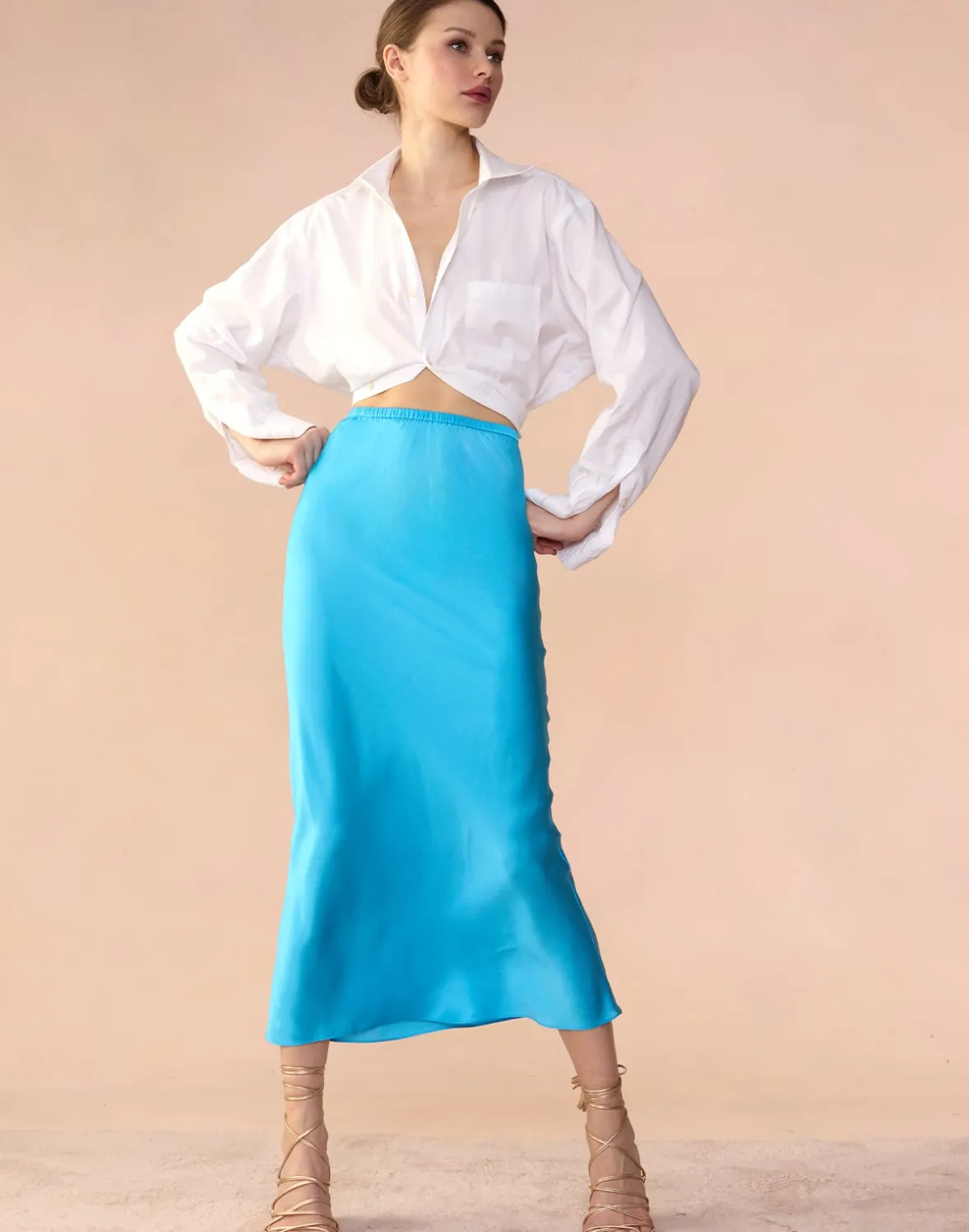 Cynthia Rowley Sienna Silk Skirt- Bottoms