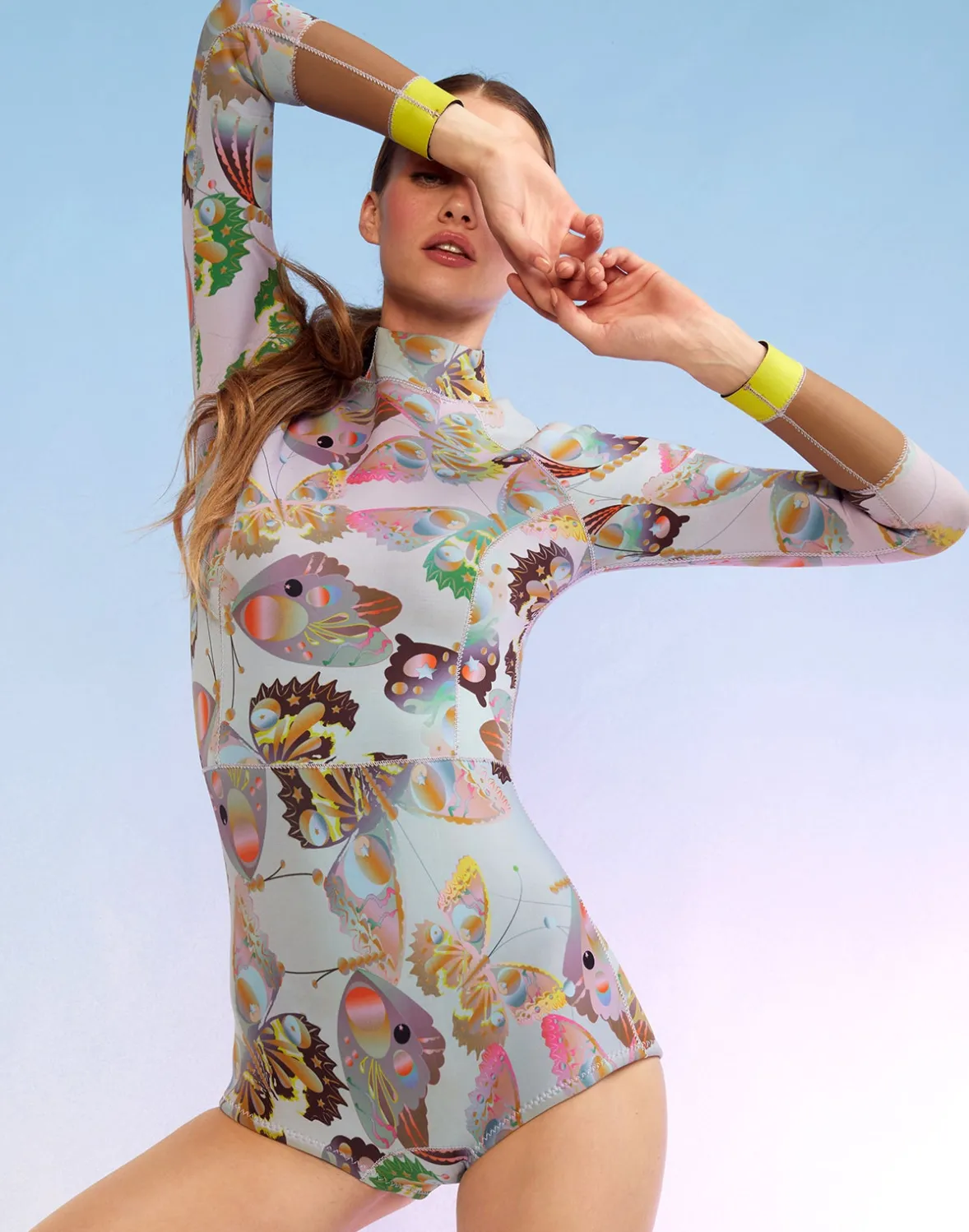 Cynthia Rowley Sunrise Paisley Wetsuit- Surf & Swim