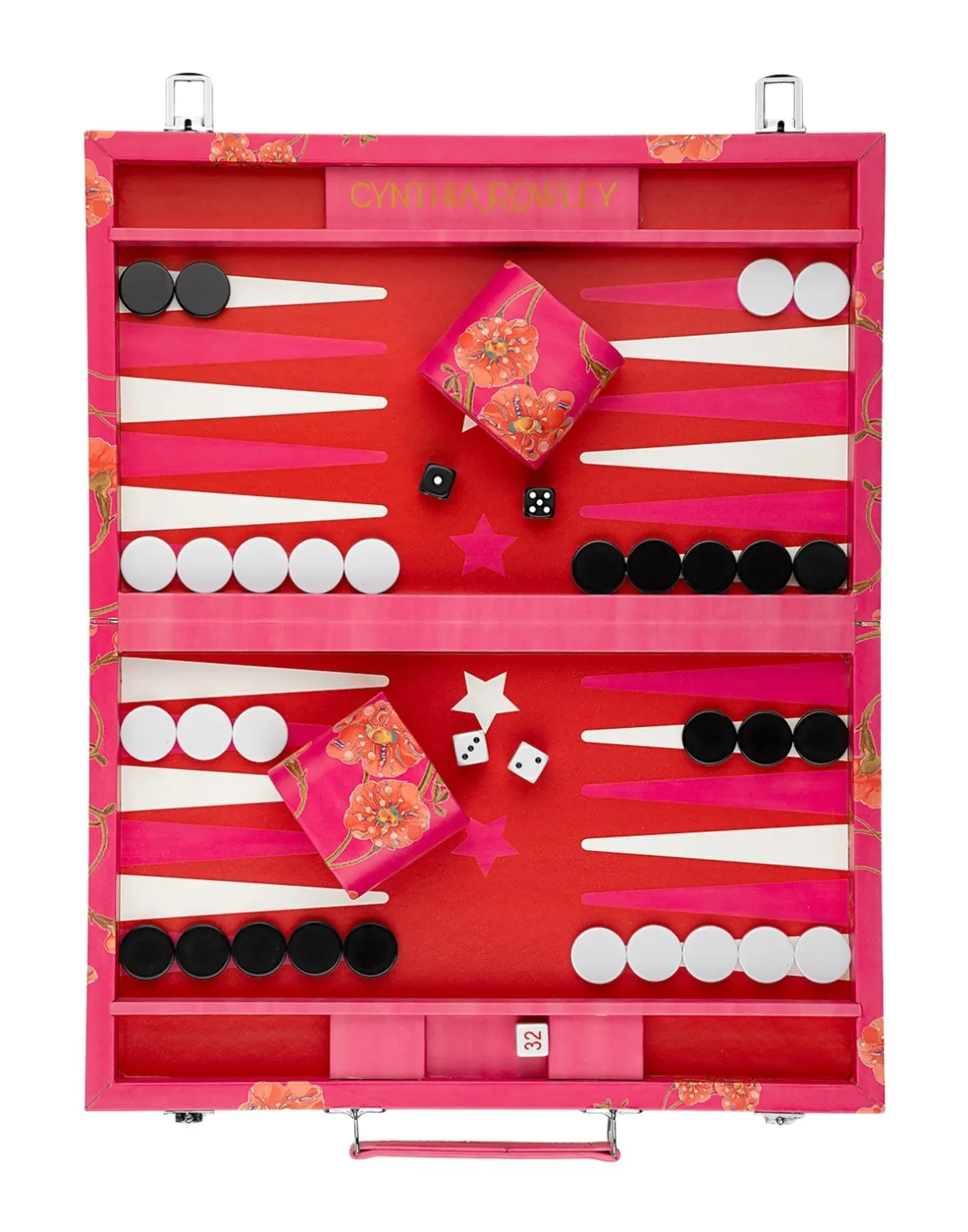 Cynthia Rowley Vegan Leather Backgammon Set- All Sport | Accessories