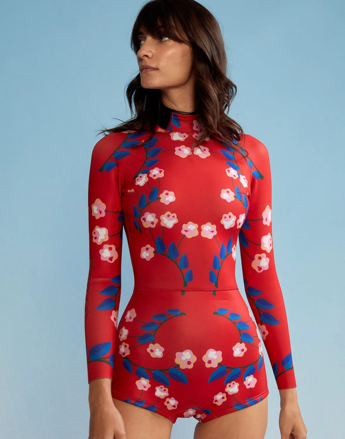 Cynthia Rowley Vine Floral Wetsuit- Surf & Swim